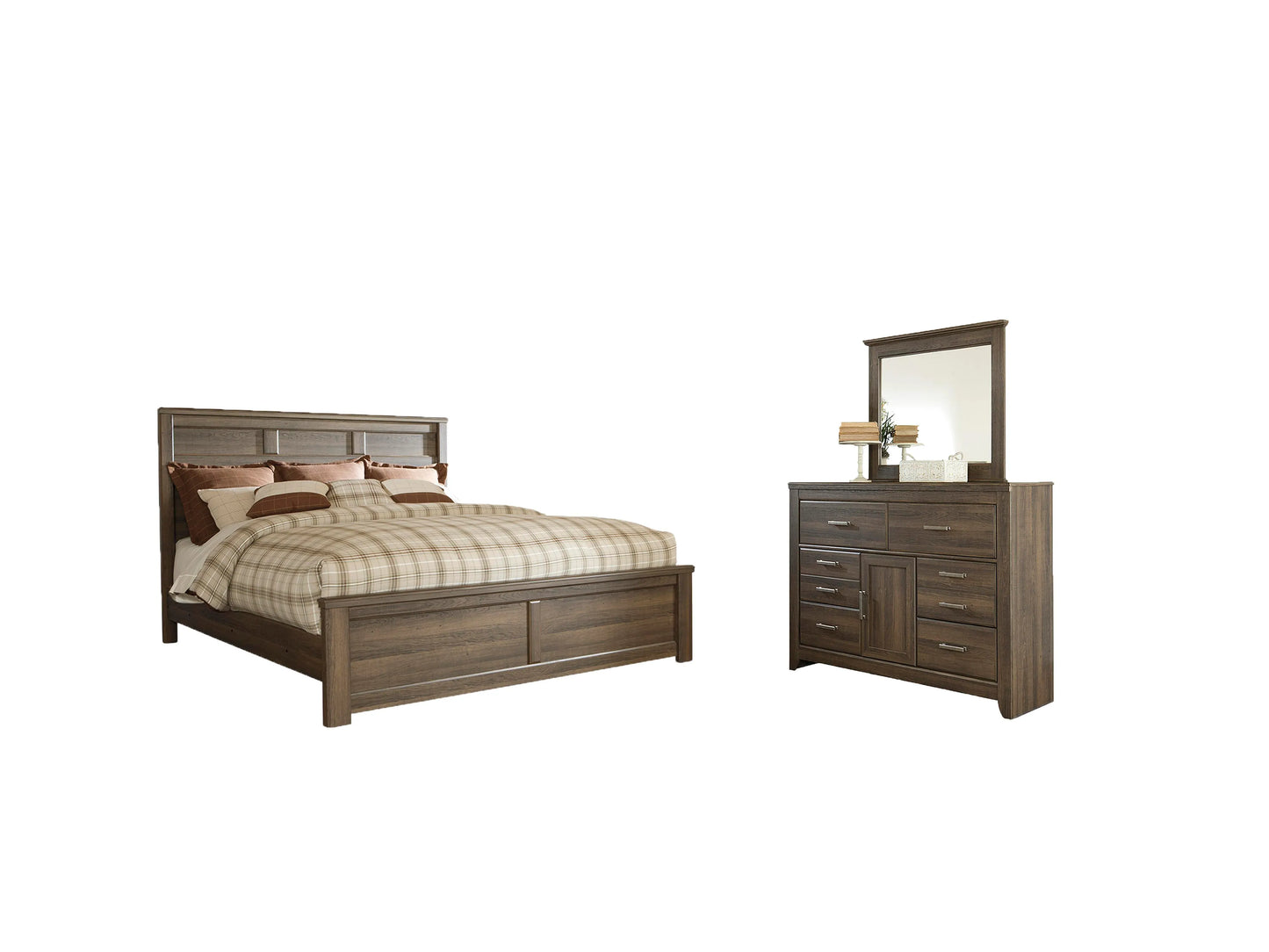 Cama Juararo Queen, Cómoda y Espejo