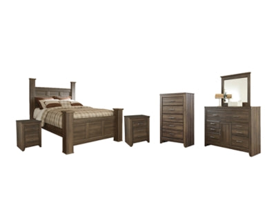 Paquete de dormitorio de 8 piezas