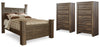Cama Queen y 2 cómodas Juararo