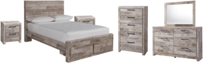 Paquete de dormitorio de 8 piezas