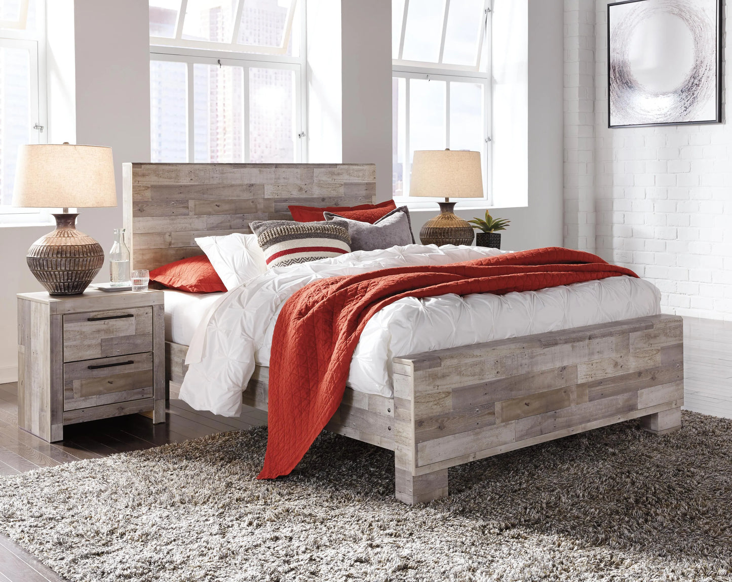 Cama con paneles Effie Queen