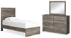 Cama doble, cómoda y espejo Ralinksi