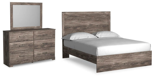 Cama, cómoda y espejo Ralinksi Queen