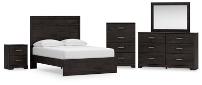 Paquete de dormitorio de 7 piezas