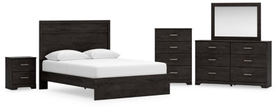 Juego de dormitorio de 7 piezas