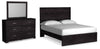 Cama Queen, Cómoda y Espejo Belachime