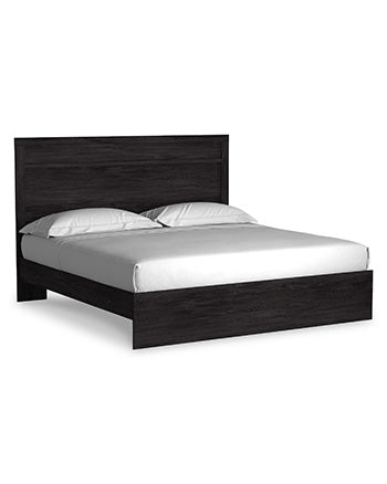 Cama King con paneles Belachime