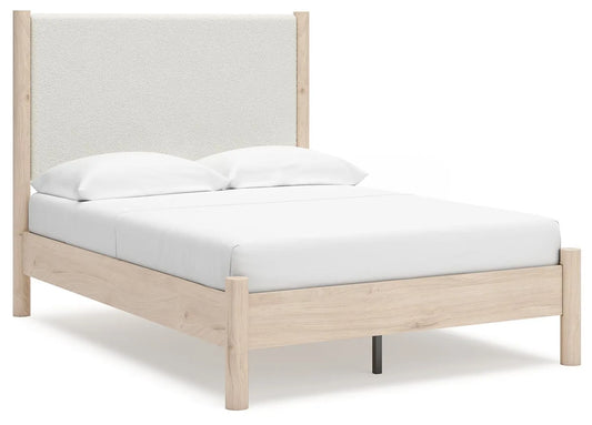 Cadmori Cama Tapizada con Panel Completo