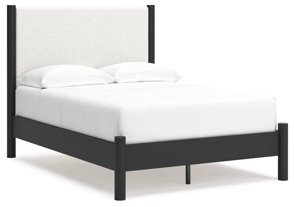 Cadmori Cama Tapizada con Panel Completo