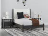 Cadmori Cama Tapizada con Panel Completo