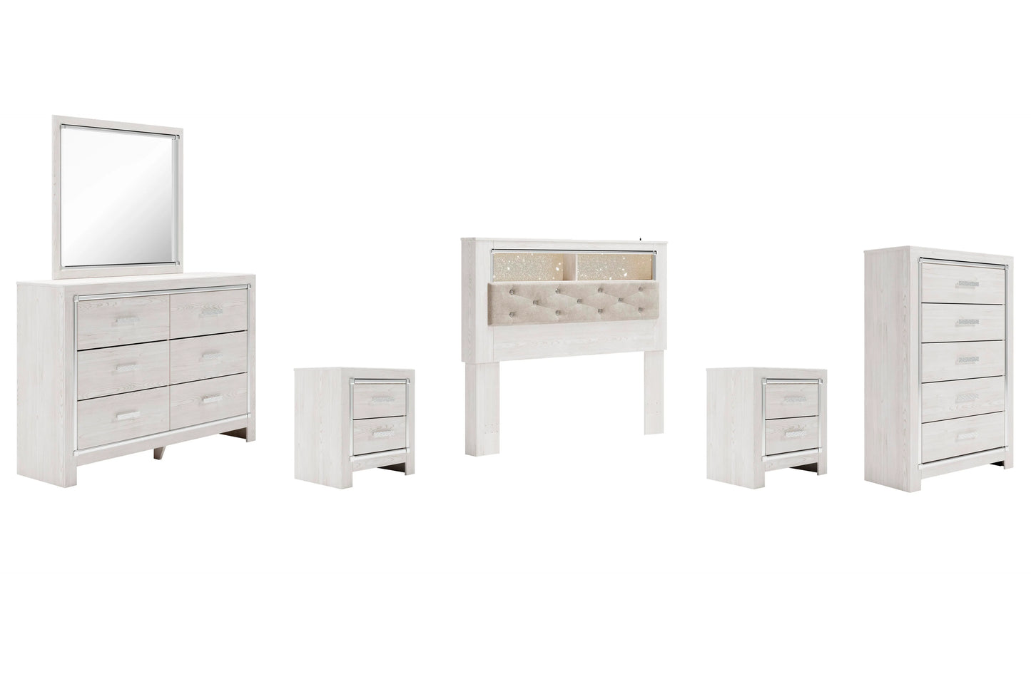 Juego de dormitorio de 6 piezas