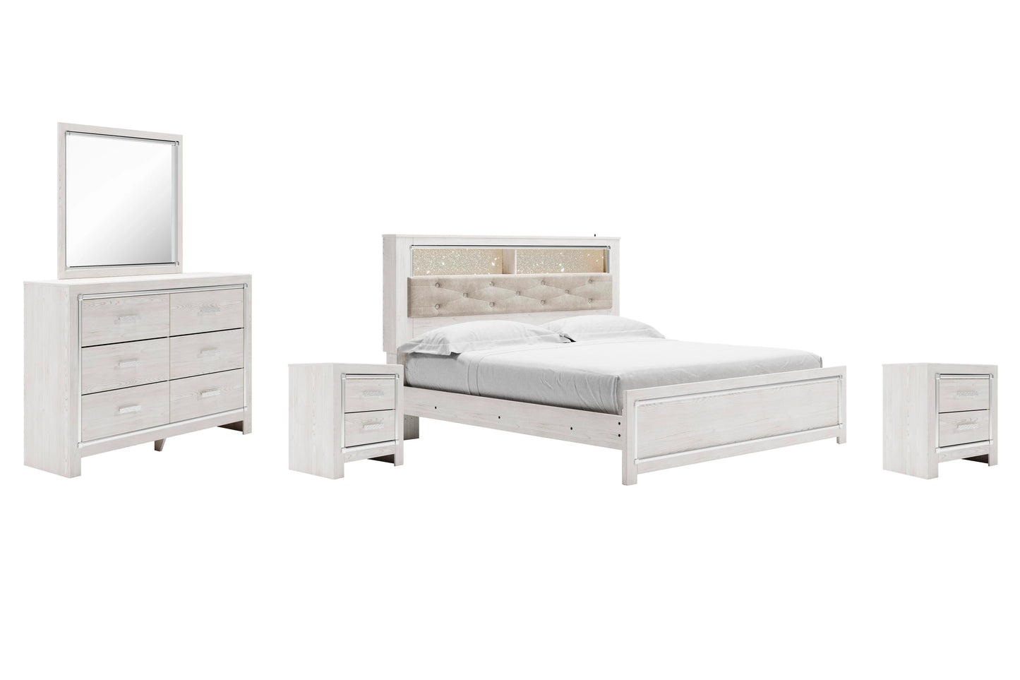 Paquete de dormitorio de 7 piezas