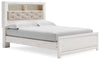 Cama Altyra Queen Panel Bookcase