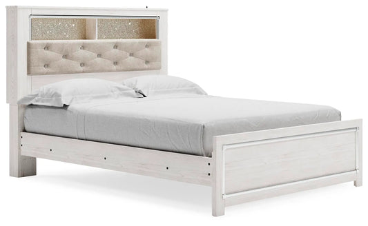 Cama Altyra Queen Panel Bookcase