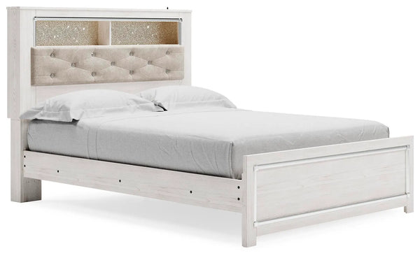 Cama Altyra Queen Panel Bookcase