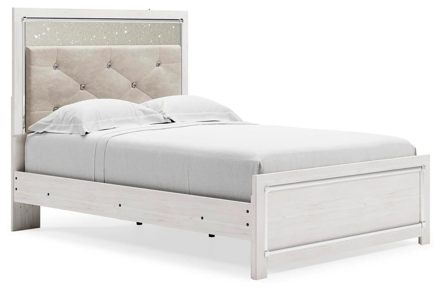 Cama matrimonial con panel Altyra