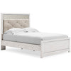 Cama matrimonial con panel Altyra