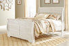 Cama de matrimonio Willowton con cabecero trineo