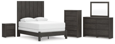 Paquete de dormitorio de 7 piezas