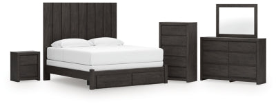 Paquete de dormitorio de 7 piezas