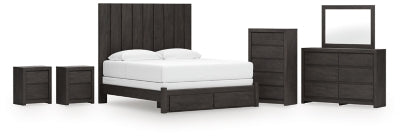 Paquete de dormitorio de 8 piezas