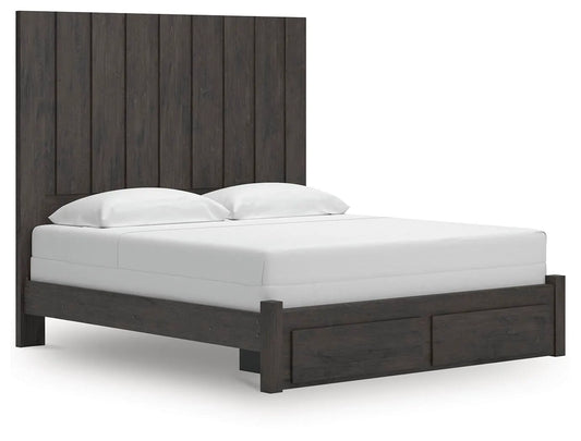 Cama de almacenamiento Parlayon King con paneles