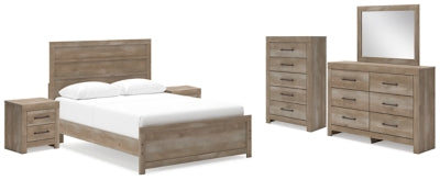 Paquete de dormitorio de 8 piezas