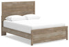 Cama de panel Queen Gachester