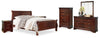 Cama Alisdair King, Tocador, Espejo, Cómoda y 2 Mesitas de Noche
