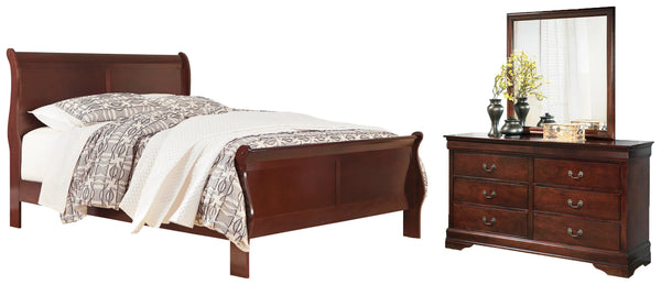 Cama, cómoda y espejo Alisdair King