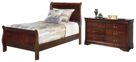 Cama doble trineo y tocador Alisdair