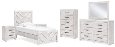 Paquete de dormitorio de 8 piezas