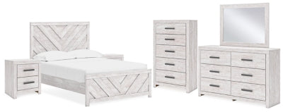 Paquete de dormitorio de 8 piezas