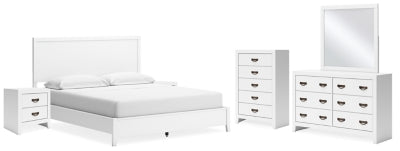 Paquete de dormitorio de 8 piezas