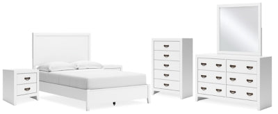 Paquete de dormitorio de 8 piezas