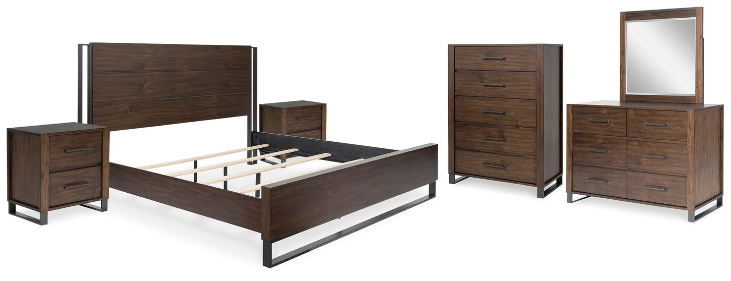 Paquete de dormitorio de 8 piezas