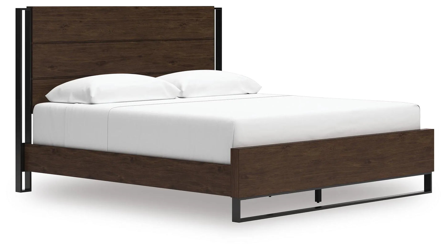 Cama con panel California King Zumbado