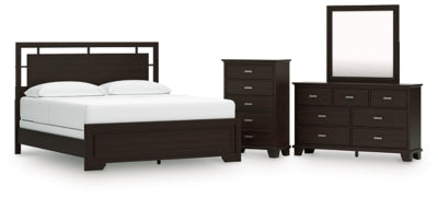 Paquete de dormitorio de 6 piezas