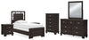 Paquete de dormitorio de 8 piezas