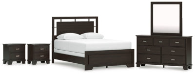 Paquete de dormitorio de 7 piezas