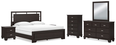 Paquete de dormitorio de 8 piezas
