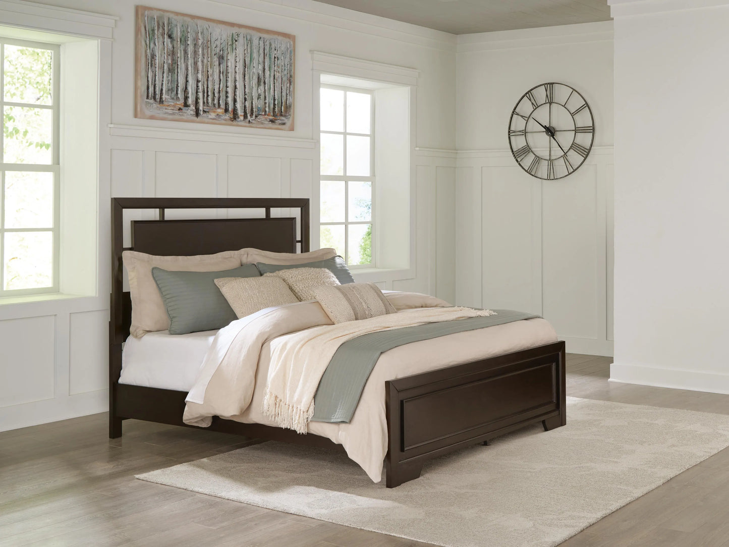 Cama Covetown Queen con paneles