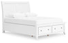 Cama trineo Trulani Queen con almacenamiento