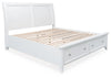 Cama trineo Trulani California King con almacenamiento