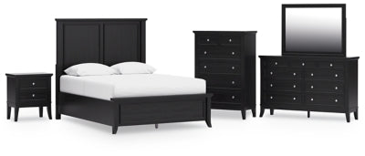 Paquete de dormitorio de 7 piezas