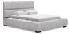 Cama tapizada tamaño Queen Jesstean