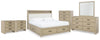 Paquete de dormitorio de 8 piezas