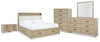 Paquete de dormitorio de 8 piezas