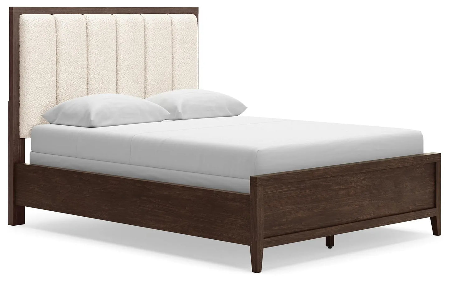 Cama tapizada tamaño Queen con panel Westonfort