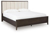 Cama tapizada tipo panel Westonfort California King